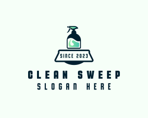 Spray Disinfection Cleaning  logo design