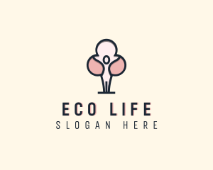 Nature Human Tree logo design