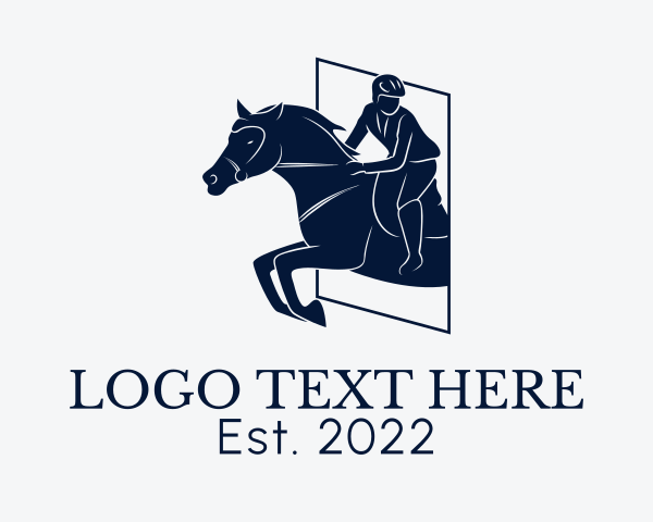 Show Jumping logo example 1