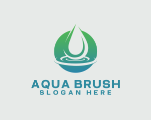 Aqua Nature Water logo design