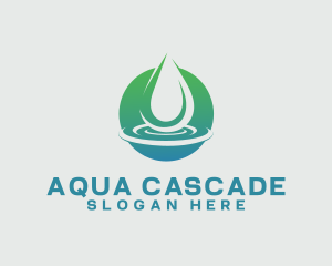 Aqua Nature Water logo design