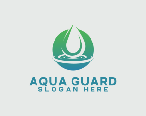 Aqua Nature Water logo design