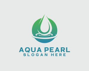 Aqua Nature Water logo design