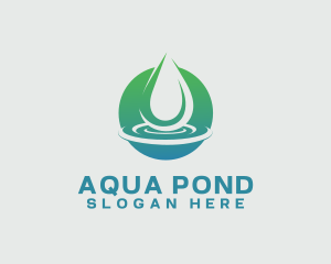 Aqua Nature Water logo design