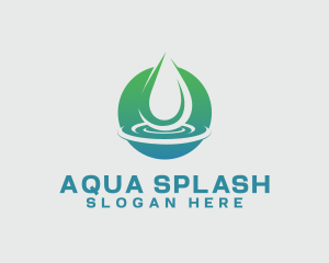 Aqua Nature Water logo design