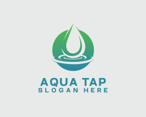 Aqua Nature Water logo design