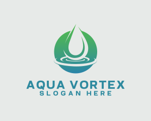 Aqua Nature Water logo design