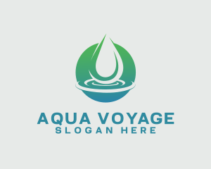 Aqua Nature Water logo design