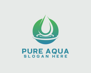 Aqua Nature Water logo design