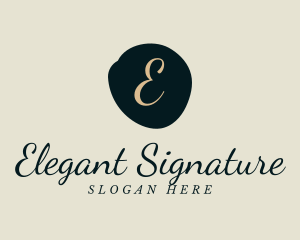 Luxury Minimalist Lettermark logo design