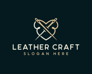 Needle Quilting Craft logo design