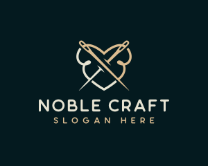 Needle Quilting Craft logo design