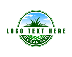 Gardening Lawn Landscaping logo