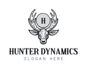 Antler Buck Hunter logo