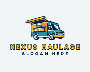 Food Truck Vehicle logo design