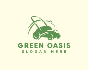 Gardening Lawn Mower logo design