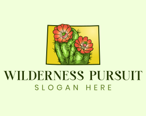 Colorado Cactus Flower logo design