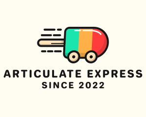 Popsicle Express Delivery  logo design