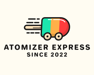 Popsicle Express Delivery  logo design