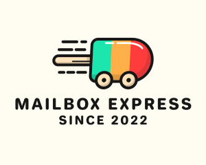 Popsicle Express Delivery  logo design