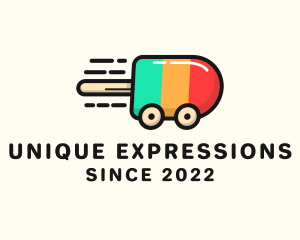 Popsicle Express Delivery  logo design