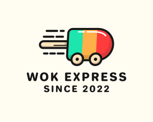 Popsicle Express Delivery  logo design