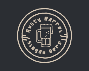 Beer Brewery Emblem logo