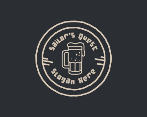 Pub Brewery Bar logo design