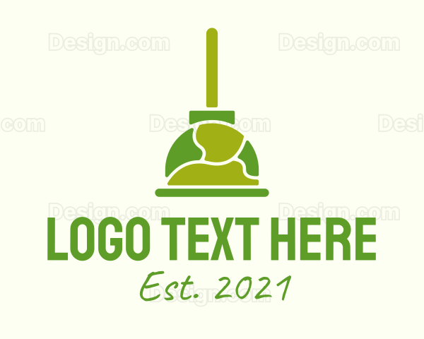 Green Planet Plunger Logo