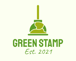 Green Planet Plunger  logo design