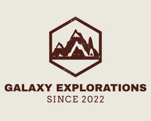 Outdoor Mountain Hiking logo design