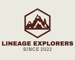 Outdoor Mountain Hiking logo design