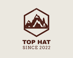 Outdoor Mountain Hiking logo design