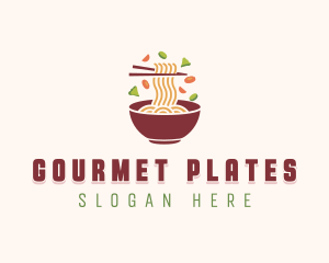 Gourmet Ramen Noodles logo design