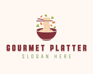 Gourmet Ramen Noodles logo design