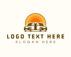 Sunset Logistic Truck logo