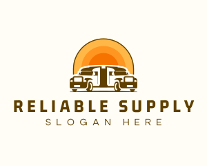 Sunset Logistic Truck logo