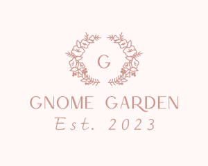 Floral Garden Wedding logo design