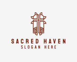 Holy Crucifix Altar logo design