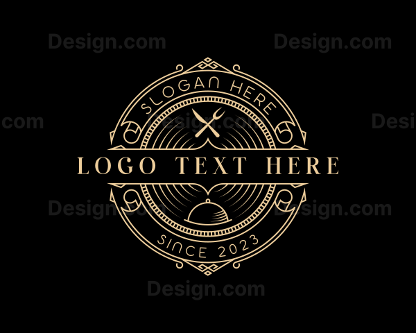 Luxury Fine Dining Restaurant Logo