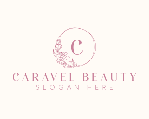 Elegant Peony Flower logo design