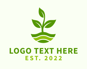 Gardening Soil Plant logo