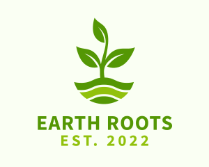 Gardening Soil Plant logo