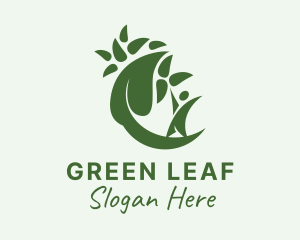 Vegan Leaf Organics logo design