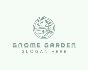 Garden Planting Lawn logo design