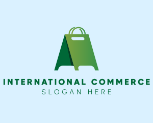 Shopping Bag Standee logo design