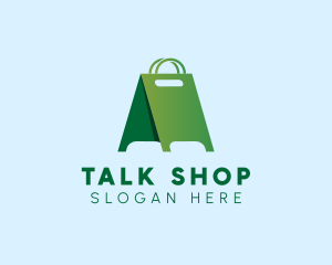 Shopping Bag Standee logo design