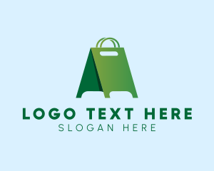 Handbag - Shopping Bag Standee logo design