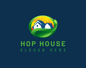  House Garden Landscaping logo design