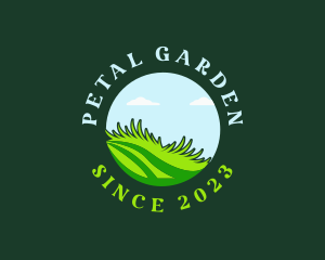 Grass Lawn Landscaping logo design